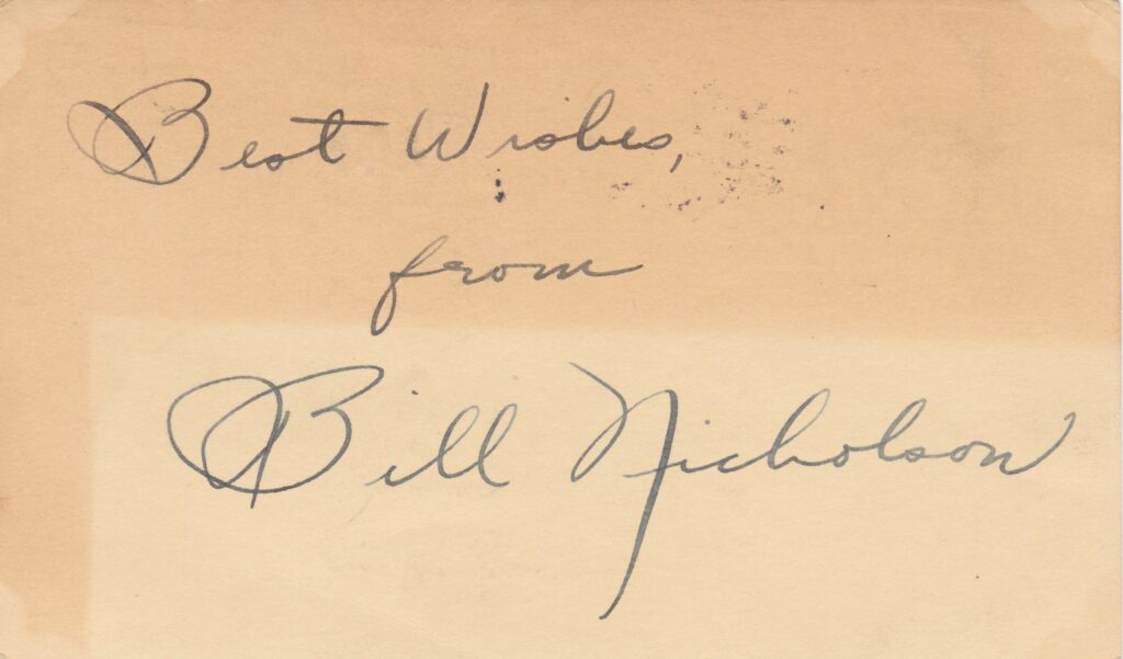 Bill Nicholson was one of the National League’s most dangerous hitters during the 1940s