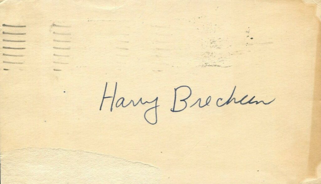 Two-time All Star Harry Brecheen won 20 games in 1948; he led the NL in ERA, Ks, shutouts, & WHIP