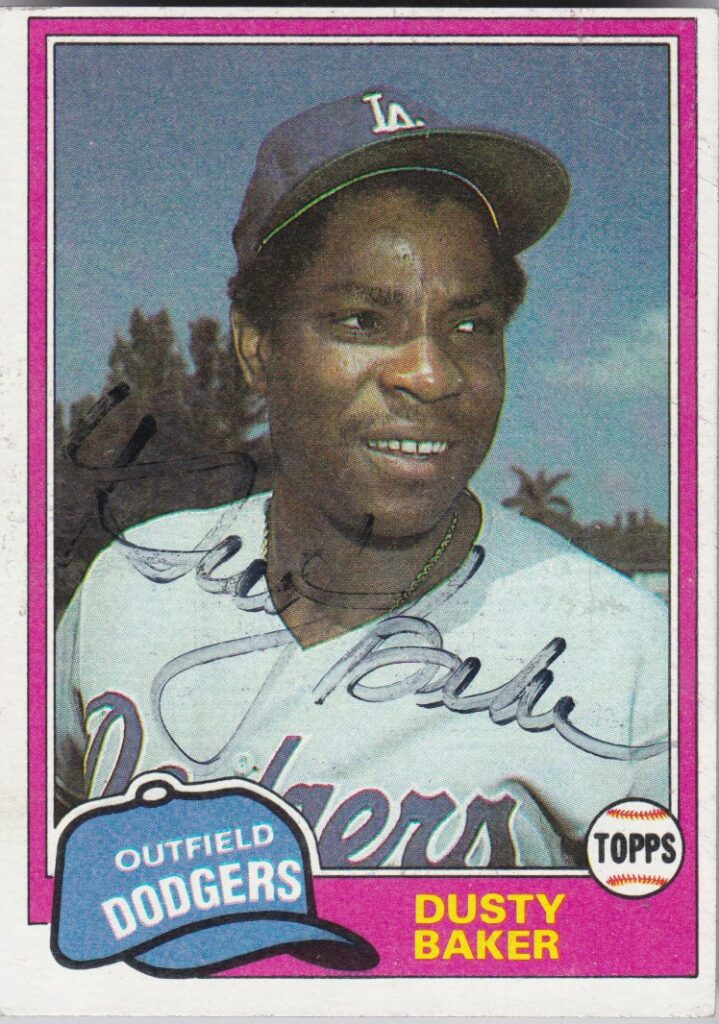 Dusty Baker's playing career featured 1,981 hits, 242 homers, 1,013 RBI, and the 1981 World Series championship