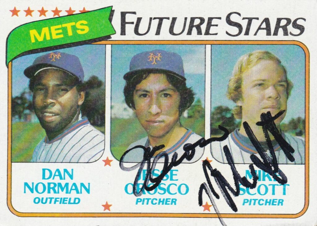 Jesse Orosco was the player to be named later when the Mets traded Koosman to Minnesota