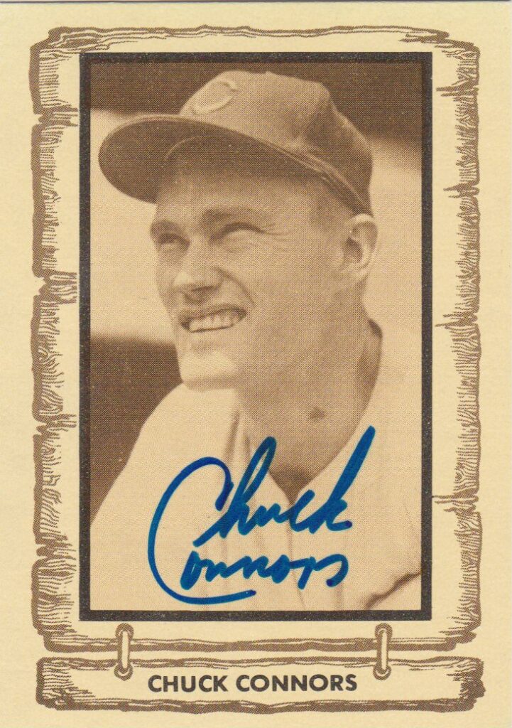 A devout Brooklyn Dodger fan growing up, Chuck Connors later played for the club