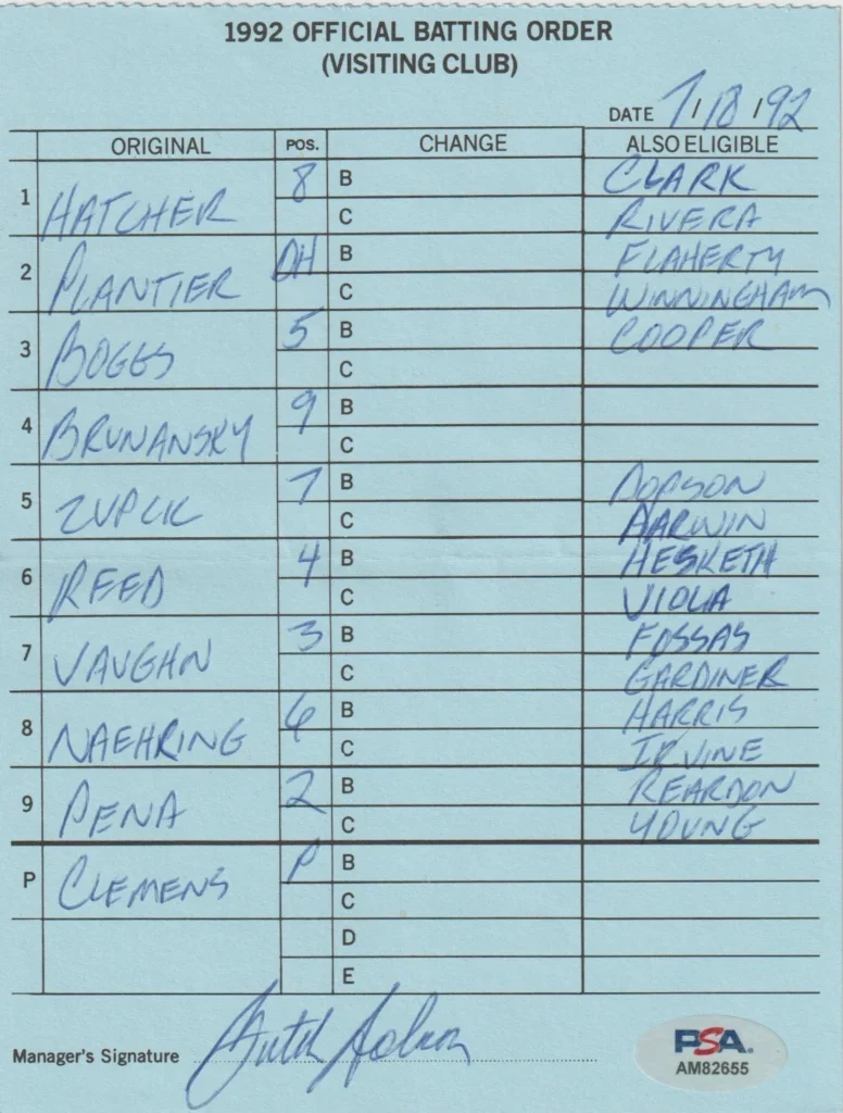 Roger Clemens' 38 shutouts and 192 wins tie him with Cy Young for #1 on the franchise list