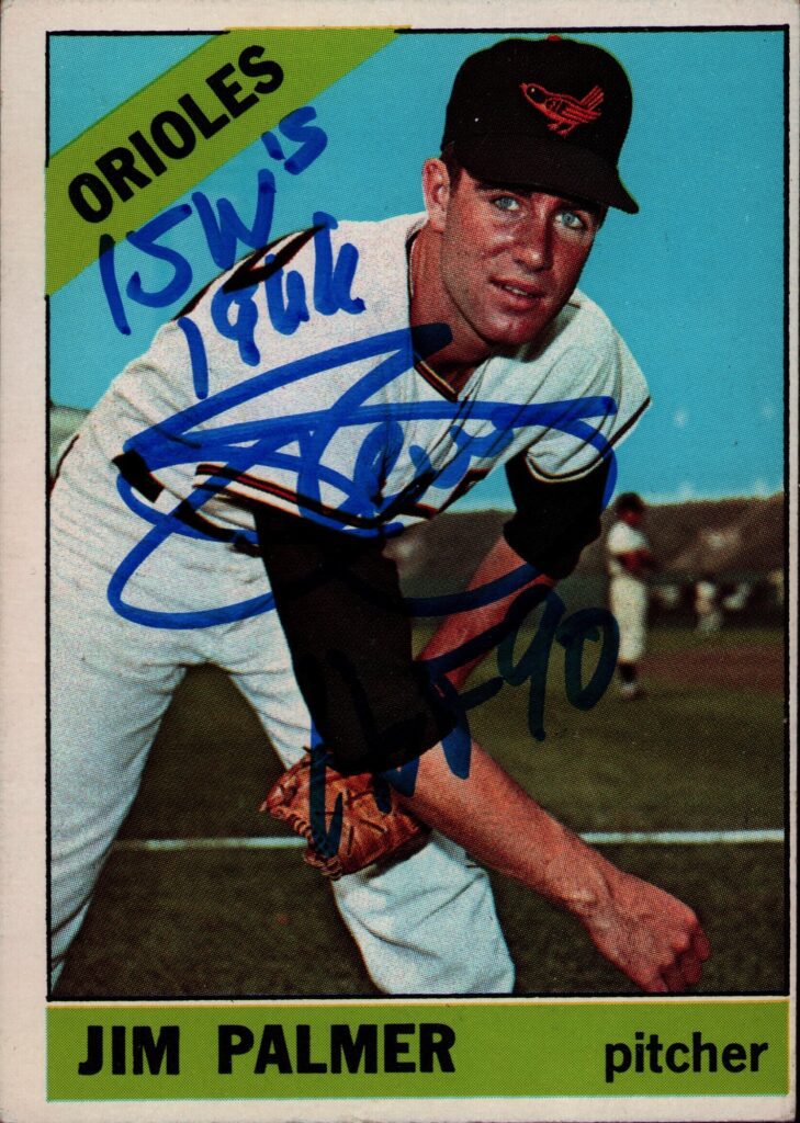 Palmer broke in as a 19-year-old in 1965; the next season he was a 15-game winner