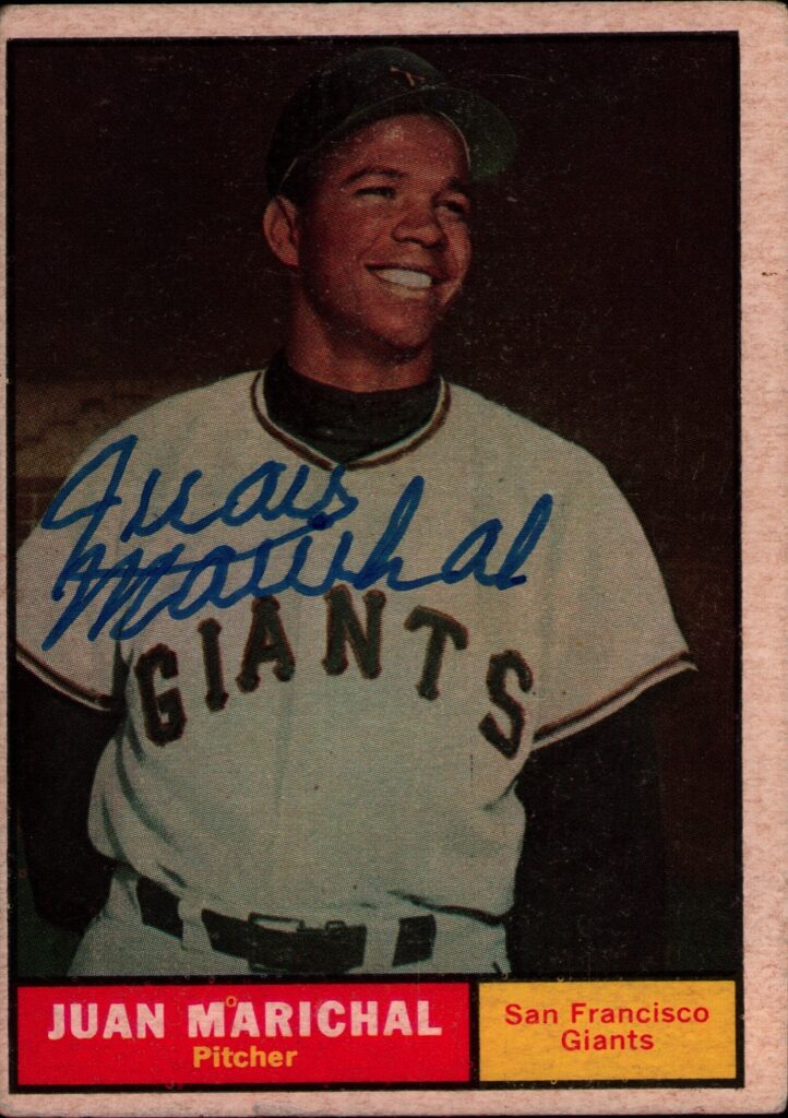 The Dominican Republic's 10th major leaguer, Juan Marichal broke in with the Giants in 1960