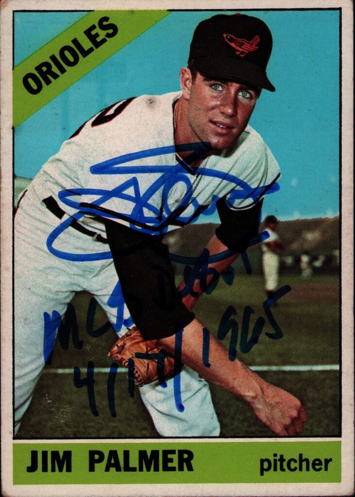 Palmer broke in as a 19-year-old in 1965; the next season he was a 15-game winner